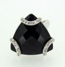 Anello argento con onice